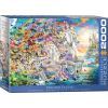 Пазл Eurographics Фэнтези Единорог 2000 элементов (8220-5551)