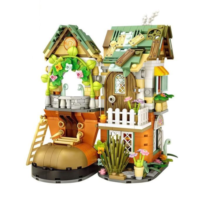 Конструктор LOZ mini Хижина гномов без фигурок (1226)