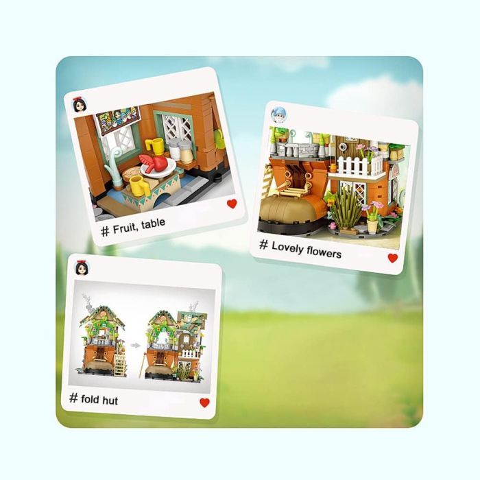 Конструктор LOZ mini Хижина гномов без фигурок (1226) изображение 2