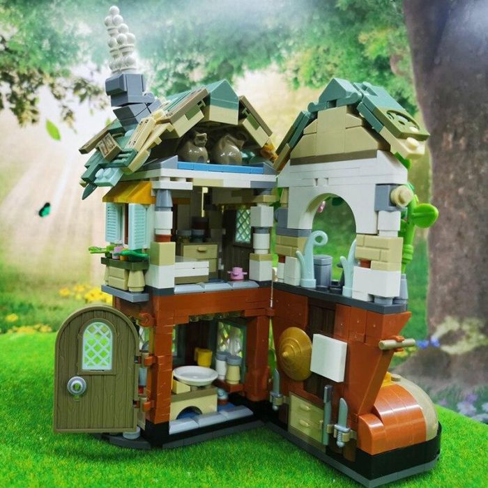 Конструктор LOZ mini Хижина гномов без фигурок (1226) изображение 7