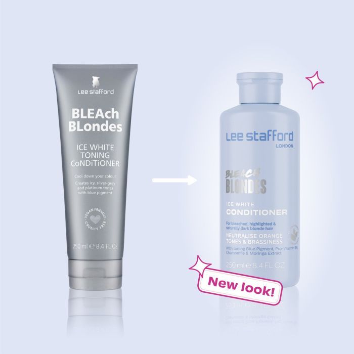 Кондиционер для волос Lee Stafford Bleach Blondes Ice White Conditioner 250 мл (5060282705630) изображение 2