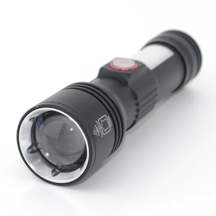 Фонарь Quantum Adept 10W LED zoom +COB з USB+ Li-ion18650/2600mAh (QM-FL1031-18650/2600) изображение 2
