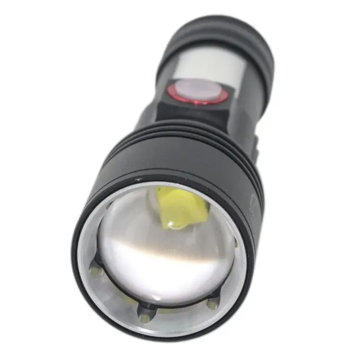 Фонарь Quantum Adept 10W LED zoom +COB з USB+ Li-ion18650/2600mAh (QM-FL1031-18650/2600) изображение 3