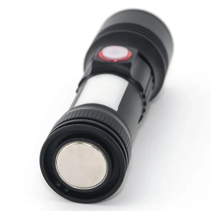 Фонарь Quantum Adept 10W LED zoom +COB з USB+ Li-ion18650/2600mAh (QM-FL1031-18650/2600) изображение 4