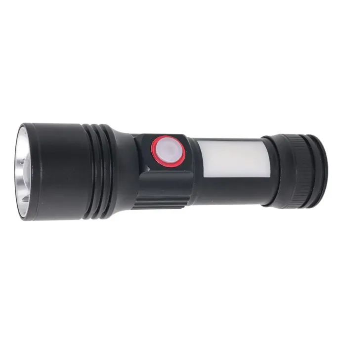 Фонарь Quantum Adept 10W LED zoom +COB з USB+ Li-ion18650/2600mAh (QM-FL1031-18650/2600) изображение 6