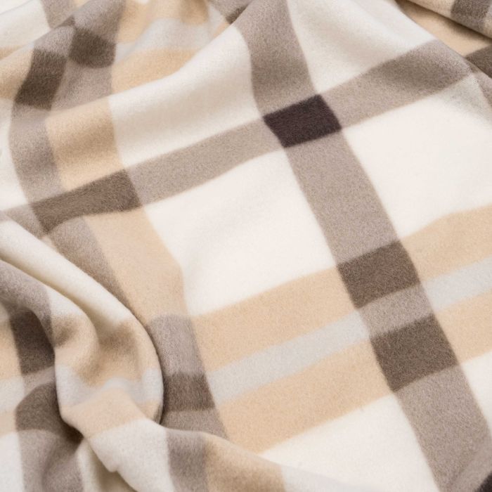 Плед Ardesto Fleece 100% поліестер 130x160см клітинка, бежевий (ART0711PB) зображення 12