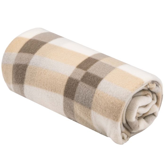 Плед Ardesto Fleece 100% поліестер 130x160см клітинка, бежевий (ART0711PB) зображення 8