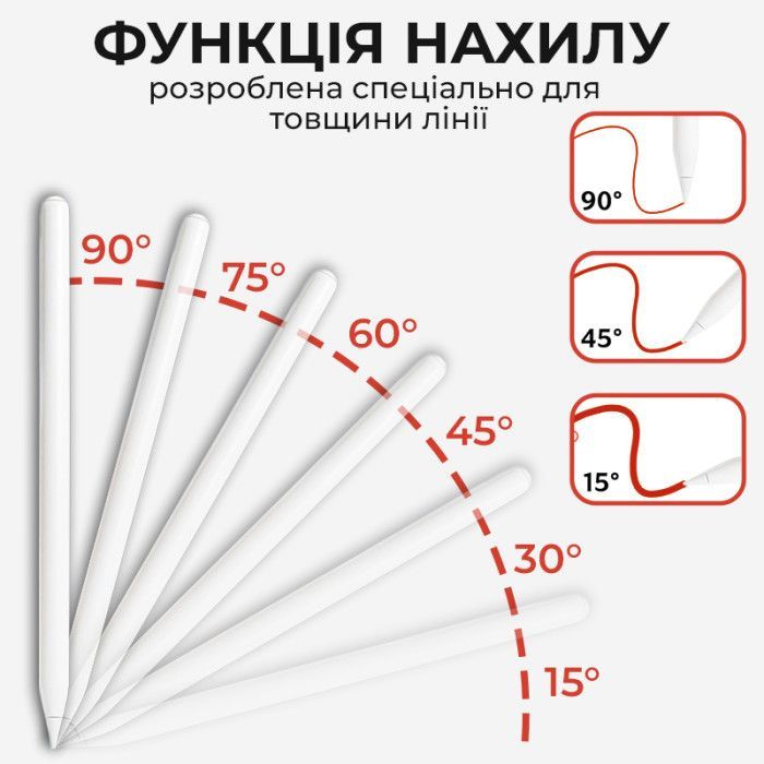 Стилус AirOn AirSens white for iPad (6126755813230) изображение 5