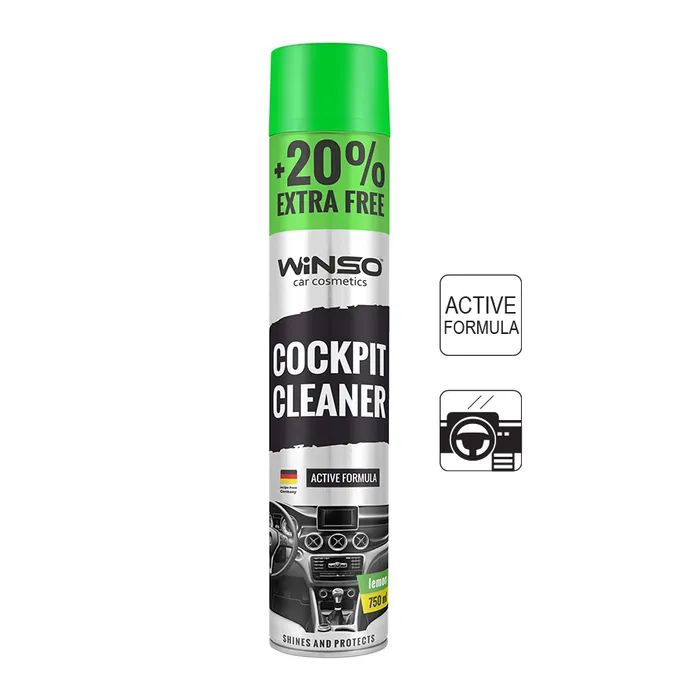Автополіроль WINSO Cockpit Cleaner лимон 750ml (870540)