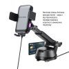 Универсальный автодержатель ColorWay AutoSense Car Wireless Charger 2 (Dashboard+Air Vent) 15W (CW-CHAW040Q-BK) изображение 10