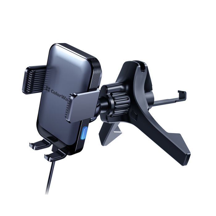 Универсальный автодержатель ColorWay AutoSense Car Wireless Charger 2 (Dashboard+Air Vent) 15W (CW-CHAW040Q-BK) изображение 3