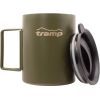 Чашка туристическая Tramp зі складаними ручками та поїлкою 500 мл Olive (UTRC-142-olive) изображение 3