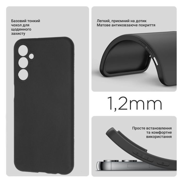 Чохол до мобільного телефона BeCover Samsung Galaxy M35 5G SM-M356 Black (711536) зображення 5