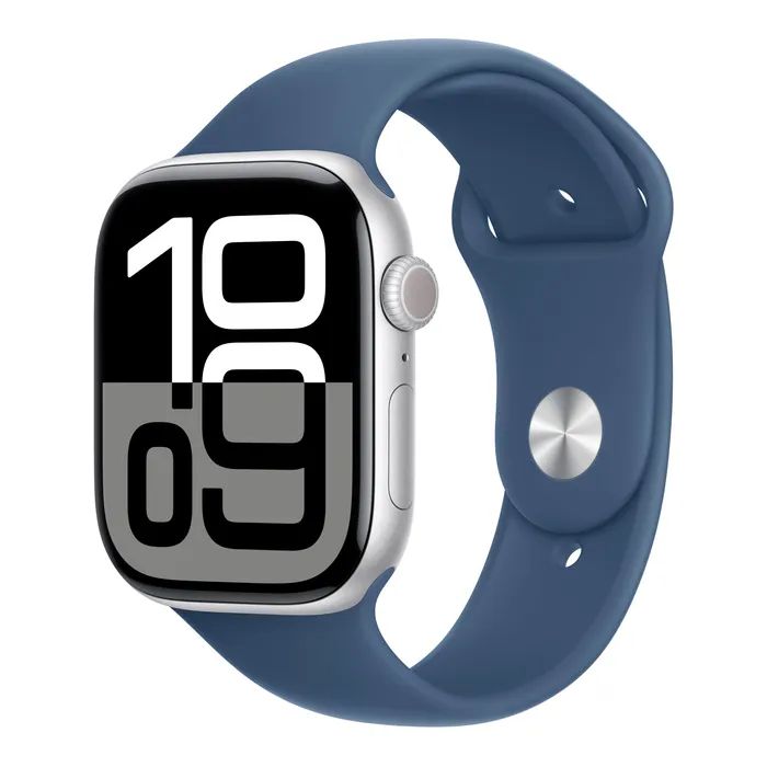 Смарт-часы Apple Watch Series 10 GPS 46mm Jet Black Aluminium Case with Black Sport Band - S/M (MWWP3QH/A)