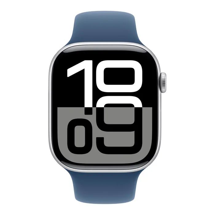 Смарт-часы Apple Watch Series 10 GPS 46mm Jet Black Aluminium Case with Black Sport Band - S/M (MWWP3QH/A) изображение 2