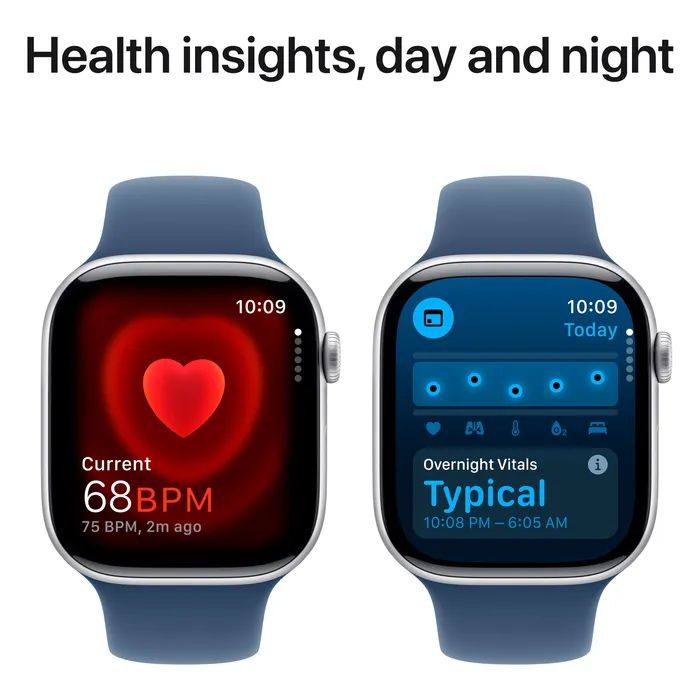 Смарт-часы Apple Watch Series 10 GPS 46mm Jet Black Aluminium Case with Black Sport Band - S/M (MWWP3QH/A) изображение 5