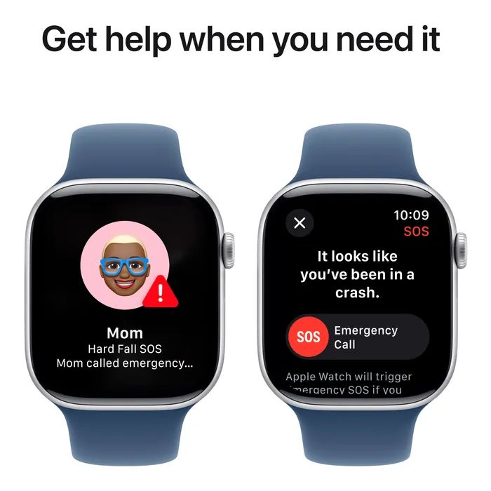 Смарт-часы Apple Watch Series 10 GPS 46mm Jet Black Aluminium Case with Black Sport Band - S/M (MWWP3QH/A) изображение 6
