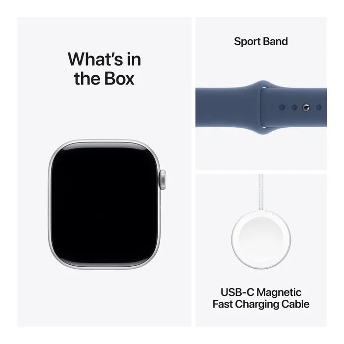 Смарт-часы Apple Watch Series 10 GPS 46mm Jet Black Aluminium Case with Black Sport Band - S/M (MWWP3QH/A) изображение 9