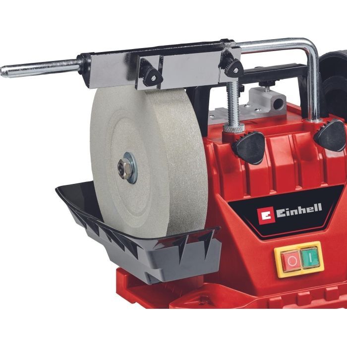 Точильный станок Einhell TC-WG 200, влажной заточки, 125Вт диск 200х32мм, кожаный диск 180х30мм (4418008) изображение 6