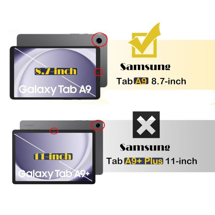 Чехол для планшета BeCover Protected Cover Samsung Galaxy Tab A9 SM-X115 8.7" Black (711874) изображение 6