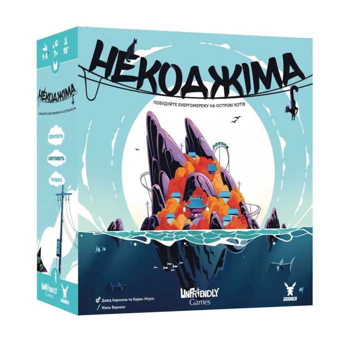 Настольная игра Geekach Games Некоджима (Nekojima) (укр.) (GKCH209nj)