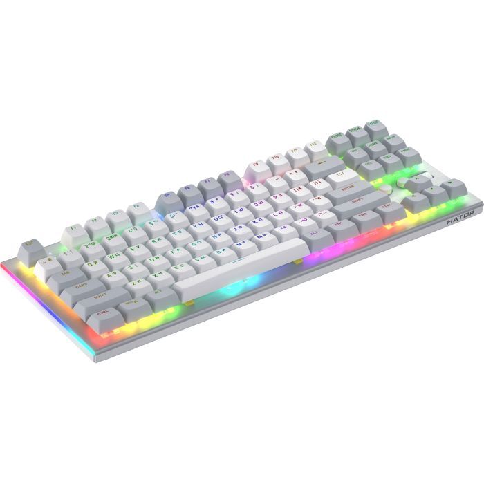 Клавиатура Hator Gravity TKL Orange USB White (HTK561UA) изображение 5