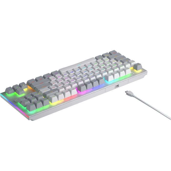Клавиатура Hator Gravity TKL Orange USB White (HTK561UA) изображение 8