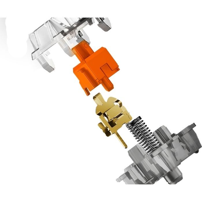 Клавиатура Hator Gravity TKL Orange USB White (HTK561UA) изображение 9