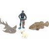 Фігурка Kids Team Морські мешканці: морський окунь, гітарний скат, білий ведмідь, аква (Q9899-P25_3)