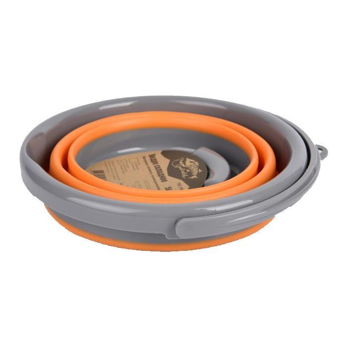 Ведро складное Tramp 5L orange (TRC-092-orange) изображение 2