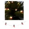 Гирлянда Chomik Струна Снеговик 2.2 м 20 LED Теплый белый (5900779880207) изображение 2