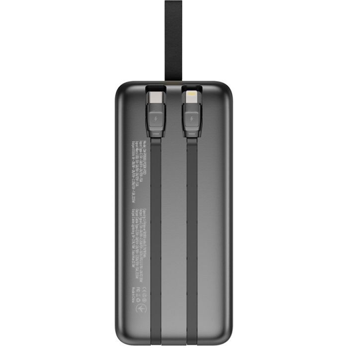 Батарея універсальна ColorWay 50 000 mAh PD/18W, QC3.0/22.5, Digital Display, Black (CW-PB500LPC5BK-PDD) зображення 2