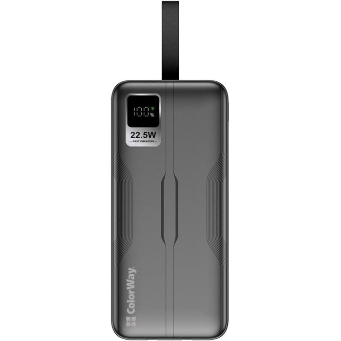 Батарея універсальна ColorWay 50 000 mAh PD/18W, QC3.0/22.5, Digital Display, Black (CW-PB500LPC5BK-PDD) зображення 5