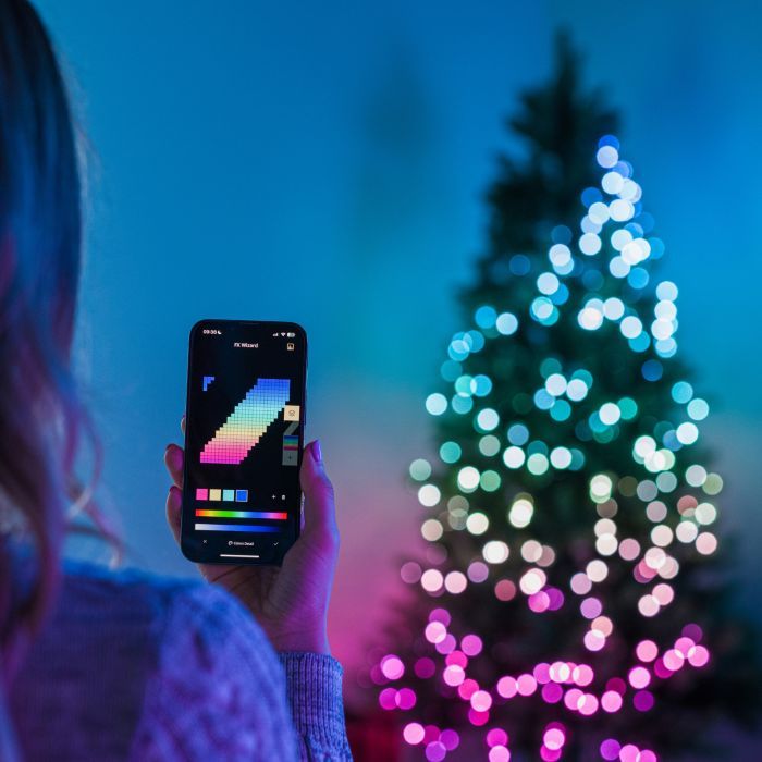 Гірлянда Twinkly Smart LED Dots 60 RGB LED Lights String Clear Wire USB-A IP20 3м (TWD060STP-T) зображення 12