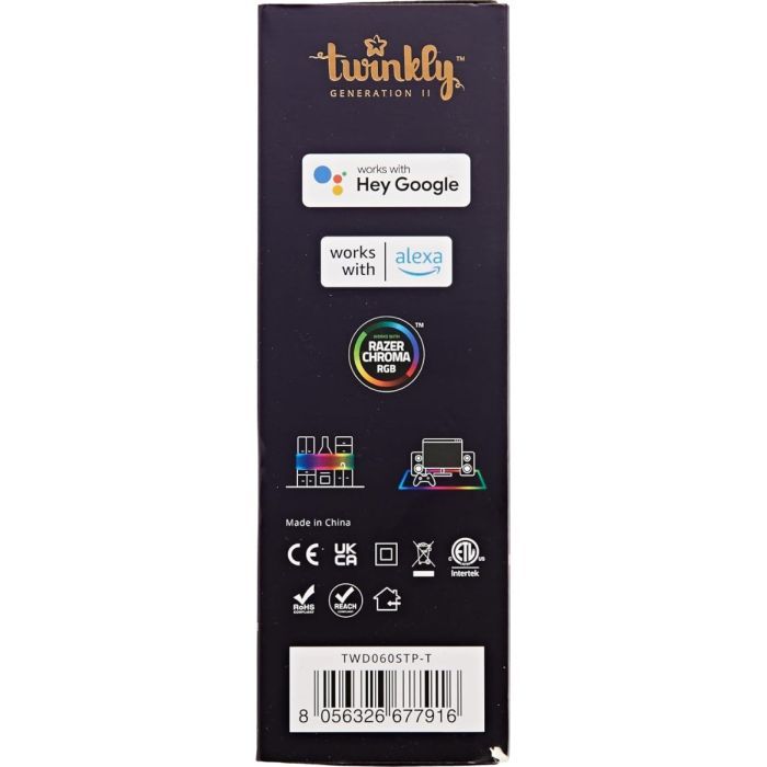 Гірлянда Twinkly Smart LED Dots 60 RGB LED Lights String Clear Wire USB-A IP20 3м (TWD060STP-T) зображення 4