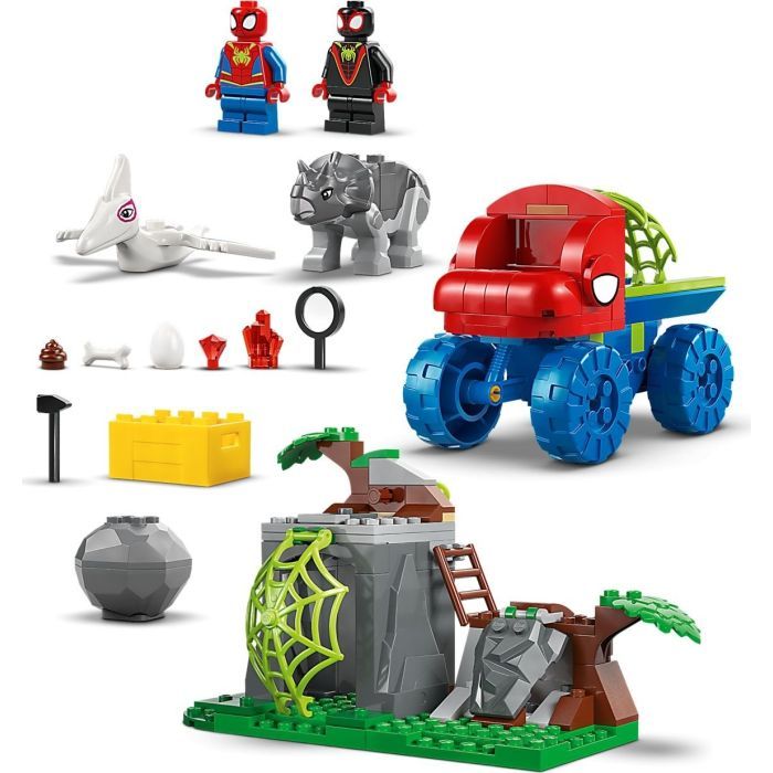 Конструктор LEGO Spidey Динозаврячий спасательный транспорт команды Паука (11199) изображение 3