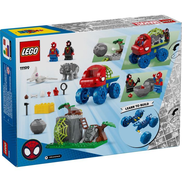 Конструктор LEGO Spidey Динозаврячий спасательный транспорт команды Паука (11199) изображение 8