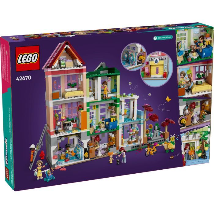Конструктор LEGO Friends Хартлейк-Сити. Квартиры и магазины (42670) изображение 8