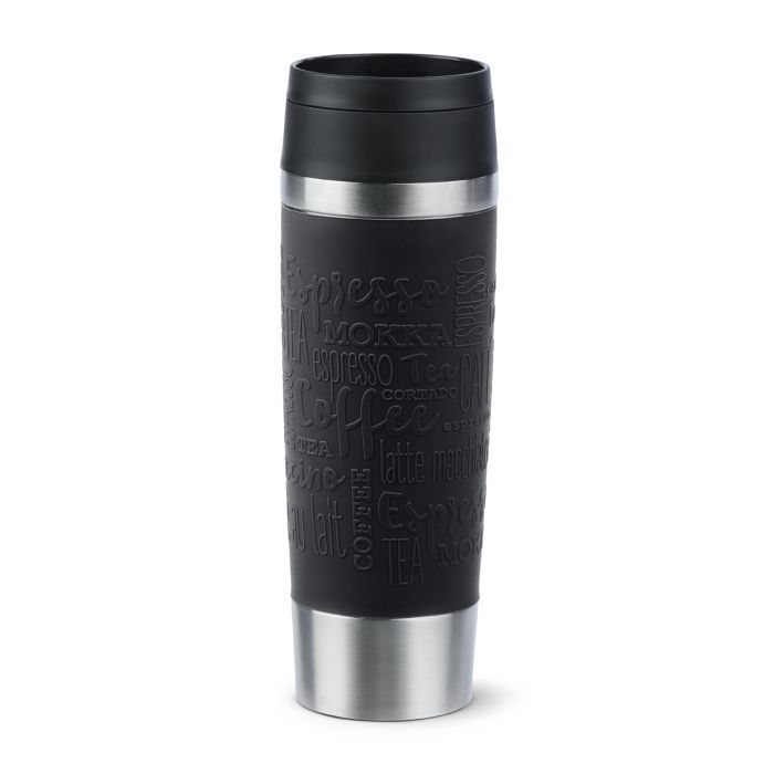 Термокружка Tefal Travel Mug Classic, 500мл, нержавіюча сталь, чорний (N2022010)