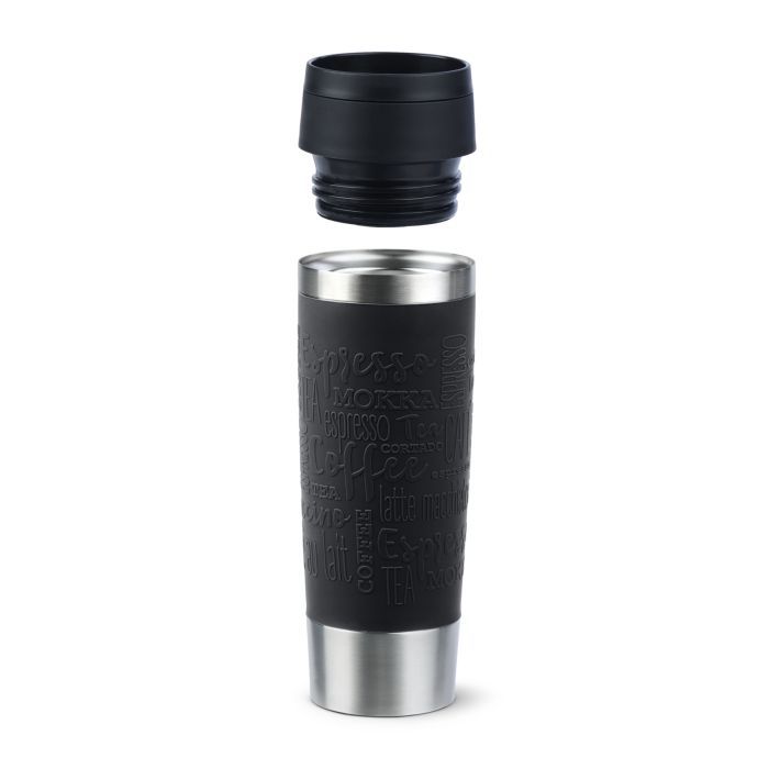 Термокружка Tefal Travel Mug Classic, 500мл, нержавіюча сталь, чорний (N2022010) изображение 2