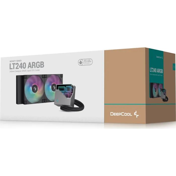 Система жидкостного охлаждения Deepcool LT240 ARGB Black (R-LT240-BKAMNC-G-1) изображение 6