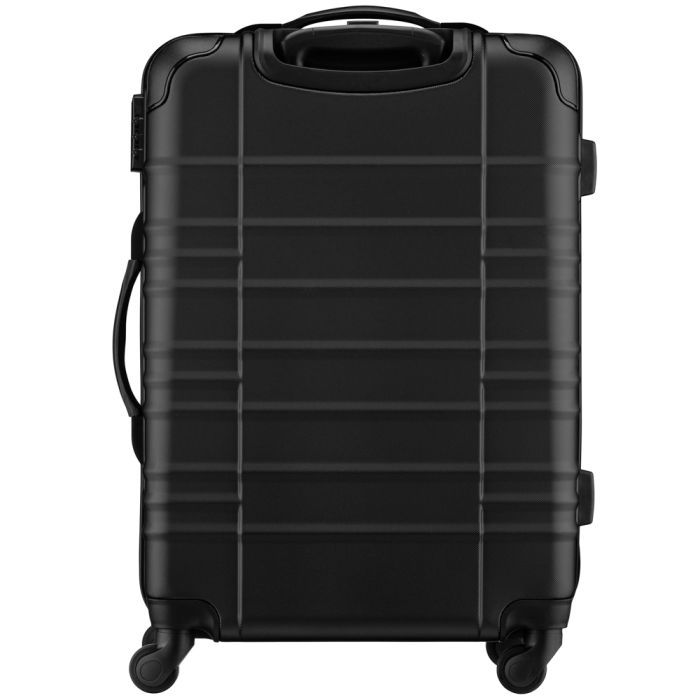 Чемодан Wenger Amplar, середня, пластик, 4 колеса, чорна (653146) изображение 6