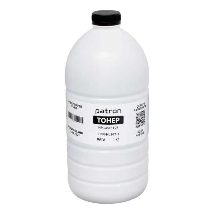 Тонер HP Laser 107, 1 кг Patron (PN-HL107-1)