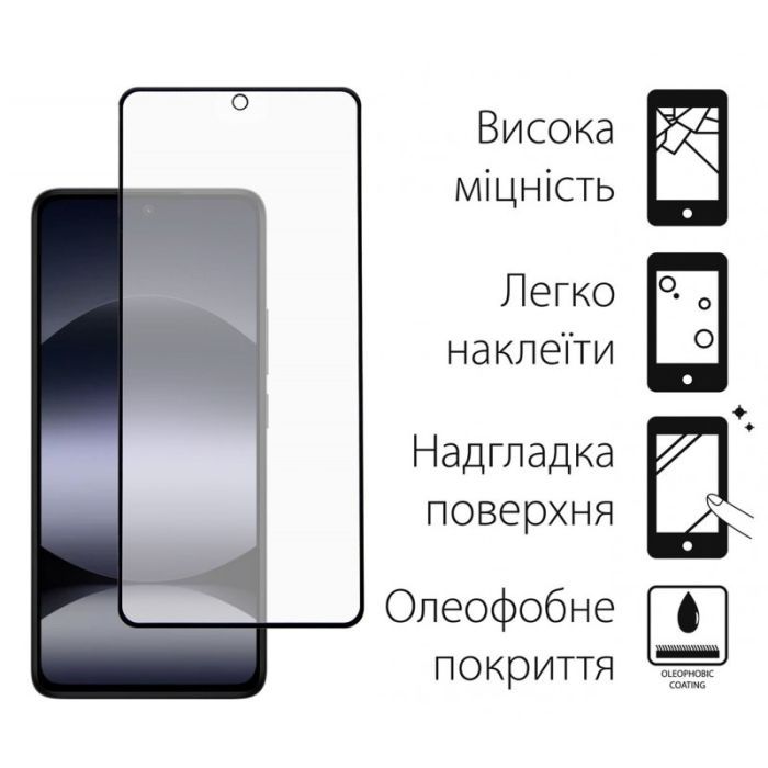 Стекло защитное Dengos Kit 2pcs Xiaomi Redmi Note 14 (DG-TG2P-63) изображение 2