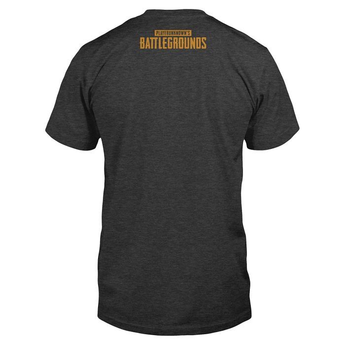 Футболка Jinx PUBG - Interlocking Inventory Premium Tee Charcoal Heather, XL (JINX-8969 CHXL) изображение 2