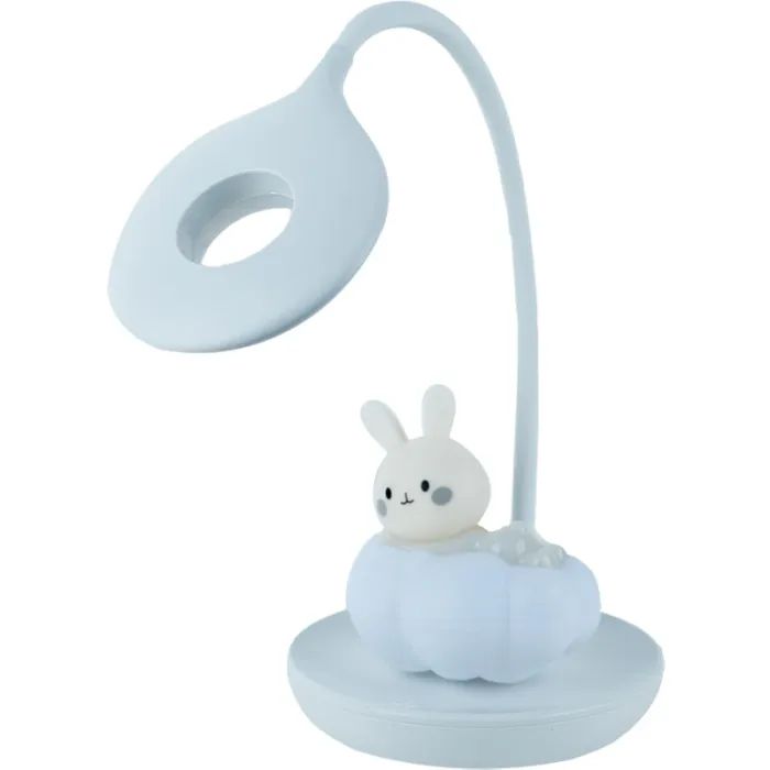Настільна лампа Kite Cloudy Bunny LED з акумулятором, зелена (K24-493-1-4)