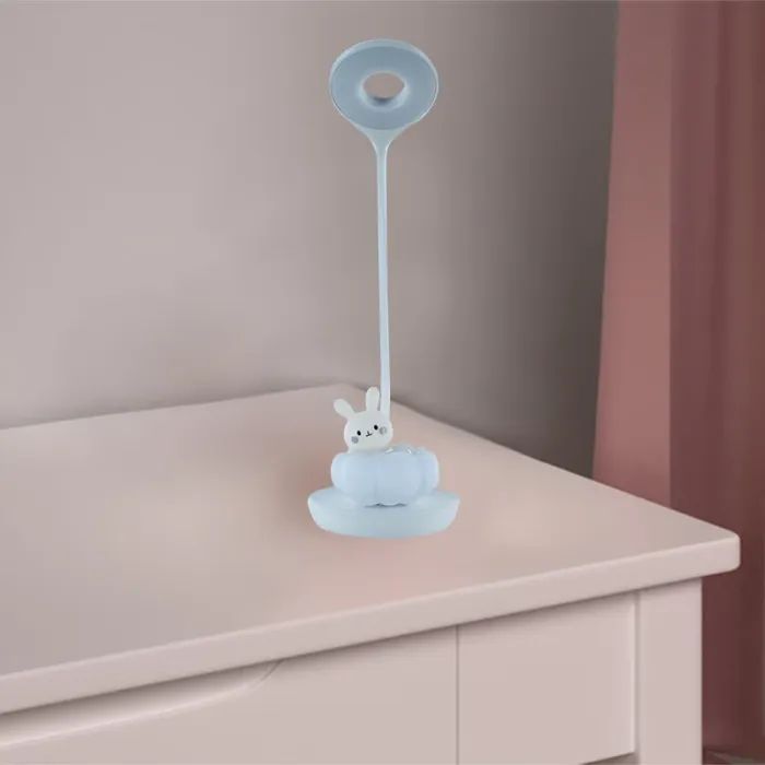 Настільна лампа Kite Cloudy Bunny LED з акумулятором, зелена (K24-493-1-4) зображення 6
