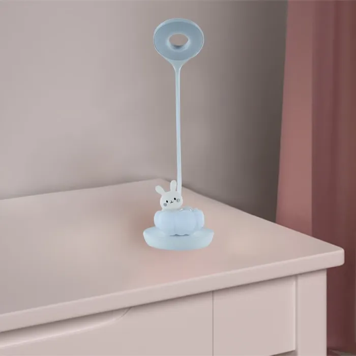 Настільна лампа Kite Cloudy Bunny LED з акумулятором, зелена (K24-493-1-4) зображення 6