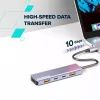 Концентратор Canyon hub DS-18 5in1 USB-C Grey (CNS-TDS18) изображение 6