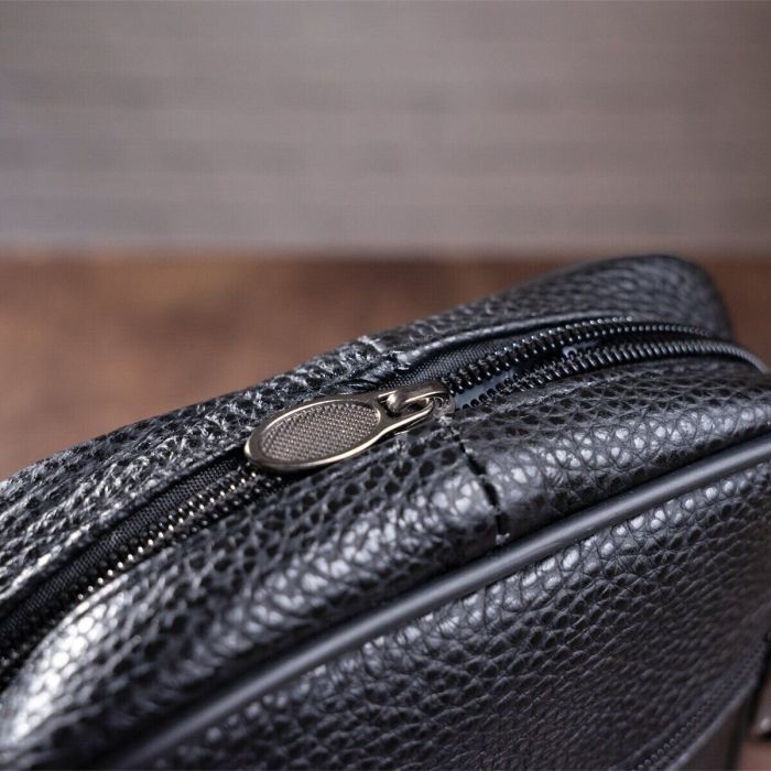 Сумка Vintage Мессенджер Черная (14992) изображение 8